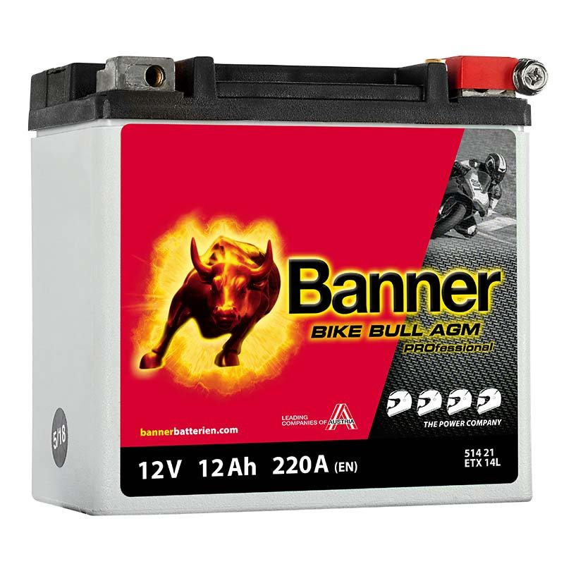 MC-batteri BIKE BULL AGM PRO ETX14L